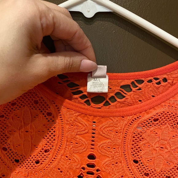 Orange bodycon dress - Picture 2 of 3